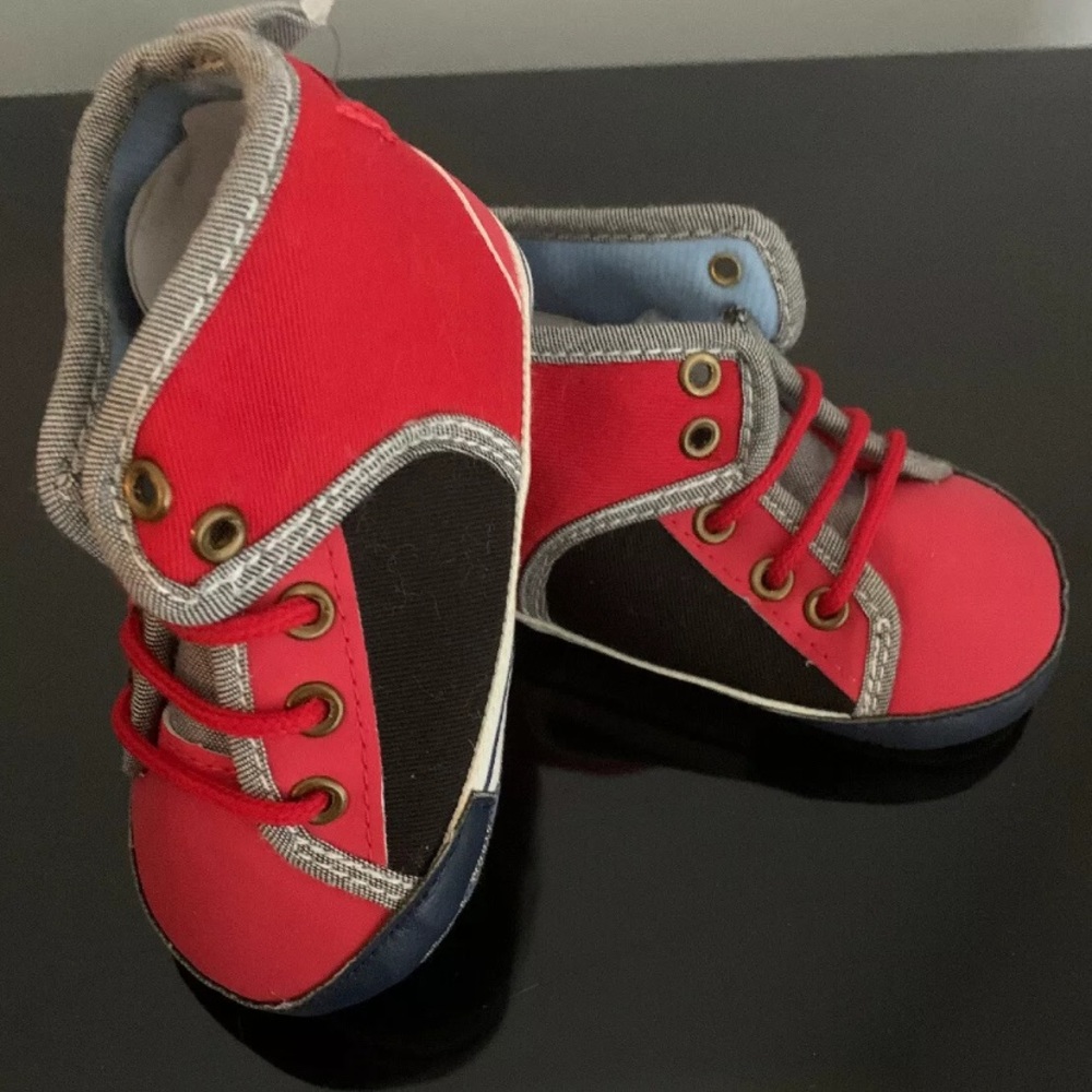 Baby boy / shoes 6-12 months Soft Canvas Cotton